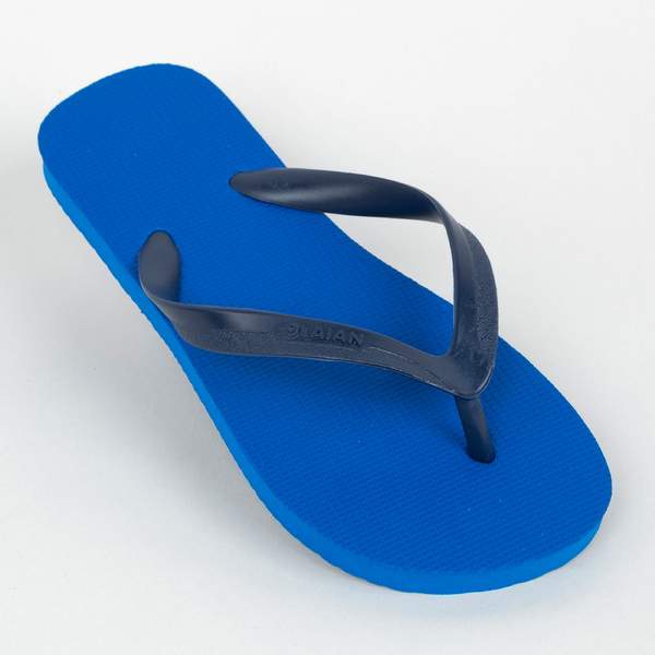 Шлепанцы для серфинга для детей сине-черные 100 Olaian