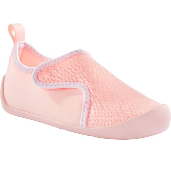 Обувь спортивная для занятия гимнастикой для детей эко-дизайн розовая Domyos