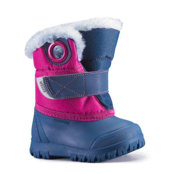 Сапоги зимние лыжные для детей сине-фиолетовые XWARM Lugik