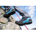 Ботинки для альпинизма водонепроницаемые мужские черно-синие ROCK Simond