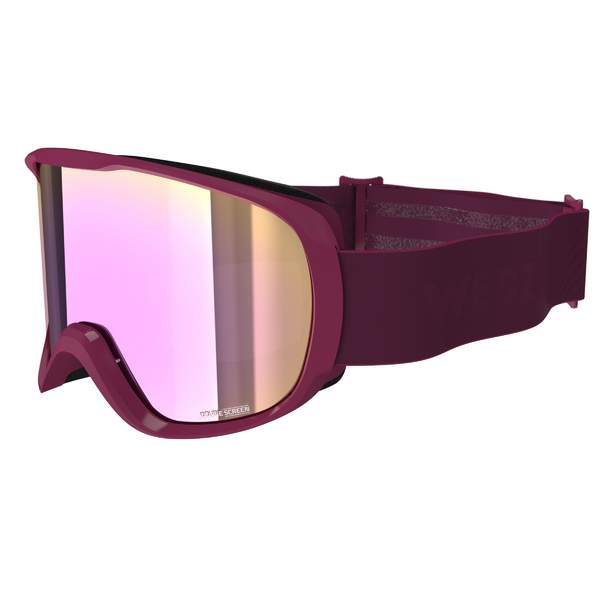 Маска горнолыжная для ясной погоды женская фиолетовая G 500 S3 Wedze