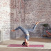 Бра для динамической йоги удлиненный бесшовный женский серый Kimjaly