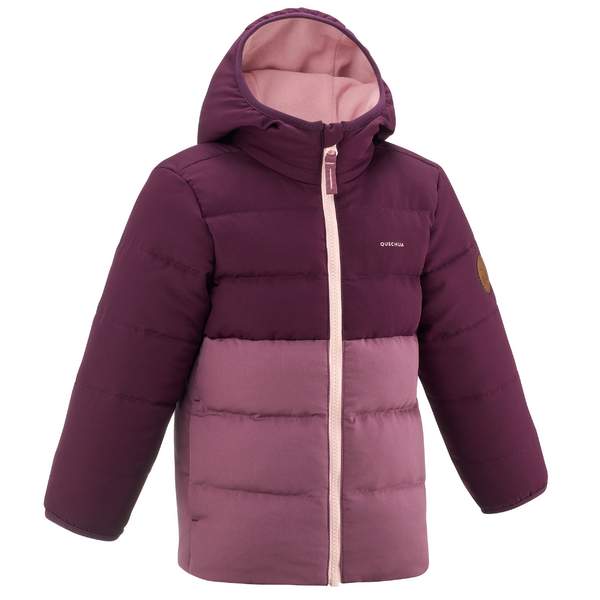 Куртка для походов для детей 2-6 лет фиолетовая Quechua